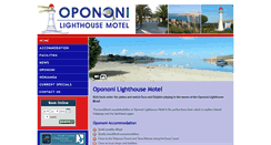 Desktop Screenshot of lighthousemotel.co.nz