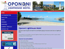 Tablet Screenshot of lighthousemotel.co.nz